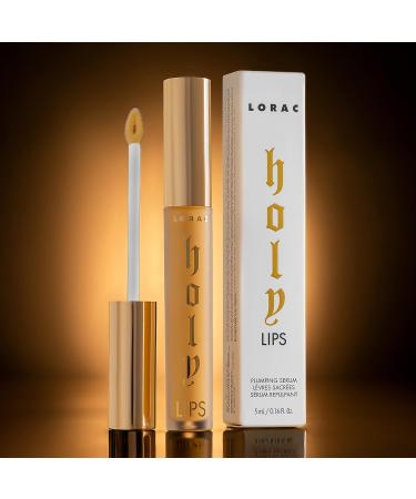 LORAC Holy Lips Plumping Serum Lip Gloss - Nude | Collagen & Hyaluronic Acid Formula - Buy Online on GoSupps.com