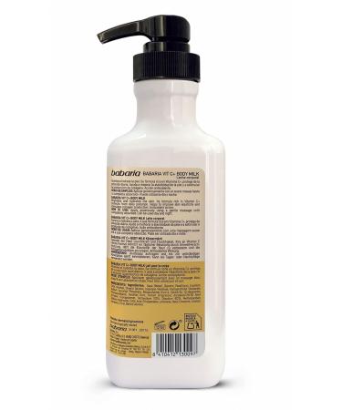 Babaria Vitamin C Moisturising Body Milk 500ml - Hydrating Skincare for Radiant Skin - International Shipping Available - Buy Online on GoSupps.com