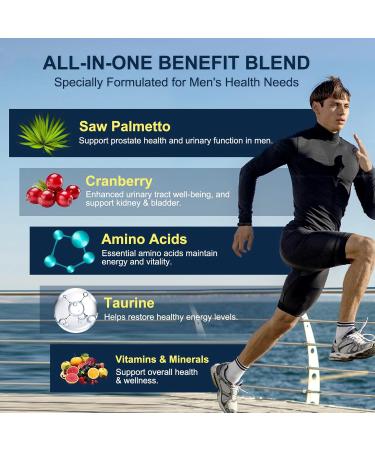 Probiotics for Men Digestive Health 120 Billion CFUs Mens Probiotic with Digestive Enzymes & Prebiotics & Saw Palmetto & Cranberry for Gut Prostate & Urinary Tract Health Shelf Stable 90 Capsules 90 Count (Pack of 1) - Buy Online on GoSupps.com