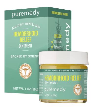 Puremedy Unscented Hemorrhoid Relief Homeopathic Salve 1 Ounce