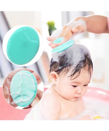 Eycikafa Baby Hair Brush Set - Gentle Goat Bristles for Newborns & Toddlers - Cradle Cap Treatment - 2pcs (Green) - Buy Online on GoSupps.com