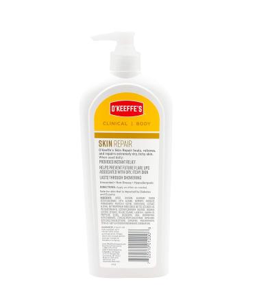 O'Keeffe's Skin Repair Body Lotion 12 oz - Dry Skin Moisturizer Pump Bottle - 1 Pack - Buy Online on GoSupps.com