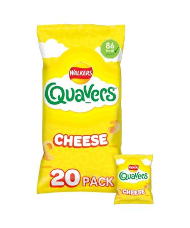 Walkers Quavers Cheese Multipack Snacks Crisps 20x16g - Buy Online on GoSupps.com