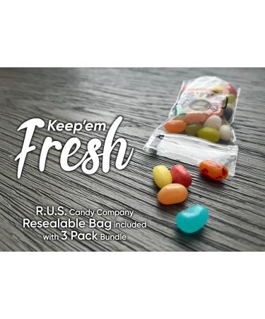 Jelly Belly Sugar Free Jelly Beans - Assorted 2.8 oz Bags | Low Calorie Gourmet Candy | R.U.S. Travel Bag - Perfect for International Shipping - Buy Online on GoSupps.com
