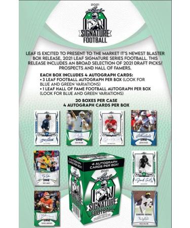 2021 Leaf Signature Football Blaster Box - 4 Autographs - Buy Online on GoSupps.com