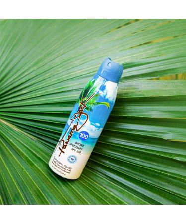 Panama Jack Continuous Spray Sunscreen - SPF 100 Broad Spectrum UVA/UVB Protection Reef-Friendly PABA Paraben Gluten & Cruelty Free Water Resistant (80 Minutes) 5.5 OZ (Pack of 2) 5.5 Fl Oz (Pack of 2) - Buy Online on GoSupps.com