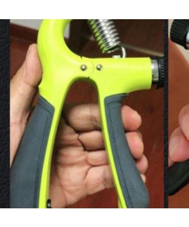 Jopwkuin Adjustable Handle Amplifier - LED Display Spring Gripper Trainer for Enhanced Grip Strength | Compact & Electronic - Improve Grip Thickness (Green) - Buy Online on GoSupps.com