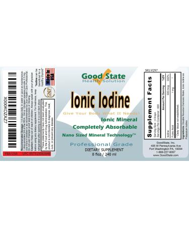 Good State Liquid Ionic Iodine - 500 mcg, 600 Servings (4 fl oz) - Buy Online on GoSupps.com