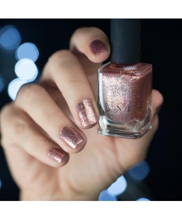 ILNP Juliette Holographic Nail Polish - Rose Gold 0.4 Fl Oz - Pack of 1 - Buy Online on GoSupps.com