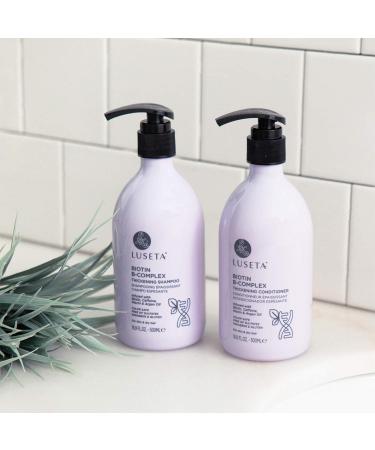Luseta Biotin B-Complex Thickening Shampoo | Hair Growth Treatment with Caffeine & Argan Oil | For All Hair Types | 33.8oz - Buy Online on GoSupps.com