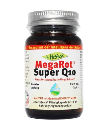 Mega-Rot Super Q10-30 Coenzyme Q10 capsules-high-purity Q10 with krill oil phospholipids for direct intake in the body.By Dr.Hitting
