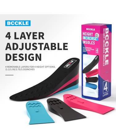 Invisible Height Increase Insoles - Adjustable Inserts for Leg Length Discrepancy & Heel Pain (US4.5-9) - Buy Online on GoSupps.com