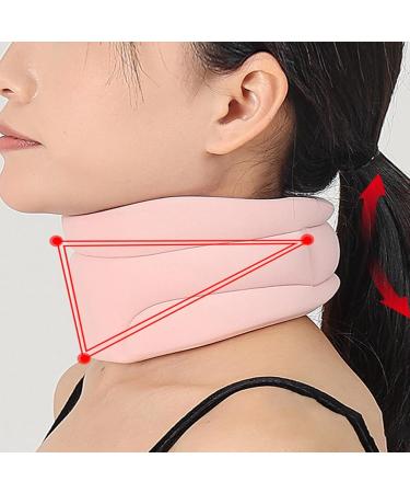 Shop Eteslot Snooze: Soft Foam Neck Support for Sleep Aid & Anti-Snoring | Flocked Fabric Comfort | Ideal for Pink Decor - Buy Online on GoSupps.com
