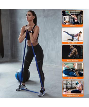 Resistance Bands Set for Men & Women | Pull Up Assistance & Home Workouts | Exercise Bands for Body Stretching & Physical Therapy - Buy Online on GoSupps.com