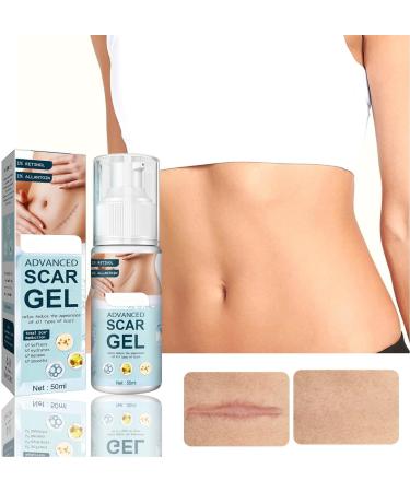 2Pcs Allantoin Vitamin E Scar Gel - Hydrating, Renewing & Smoothing - for Stretch Marks, Burns & Surgery - 50ml - Buy Online on GoSupps.com