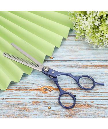 Professional Aluminum Hair Cutting Thinning Scissors Blue Suitable for Professional Barber Salon and Home Daily Use Made for Cutting and Thinning Your Hair - Buy Online on GoSupps.com