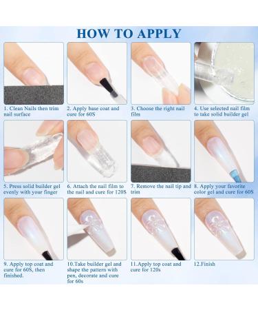 MIZHSE 30g Clear Builder Nail Gel For Nails Non-stick-hand Builder Gel Solid Nail Sculpture Gel Extension Strengthening Nail Decoration UV/LED Quick Extension BZSYCJ001-30g - Buy Online on GoSupps.com