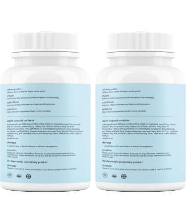 mars by GHC Surgemax Natural Capsules with Shilajit & Safed Musli | Supports Energy, Strength & Immunity | for Active Lifestyle | 120 Capsules | Pack of 2 60 Count (Pack of 2) - Buy Online on GoSupps.com