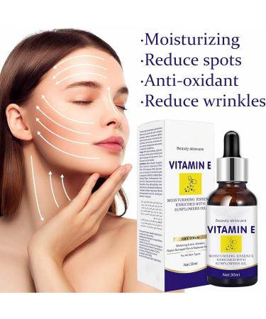 Face Serum - Moisturiser Face Women - Hydrating Serum with Vitamin E - Replenishing Essence Repair Damaged Skin - Improving Reduce Fade Spot Remove Dark Circle - Skincare Rejuvenate Anti-wrinkle Oil - Buy Online on GoSupps.com