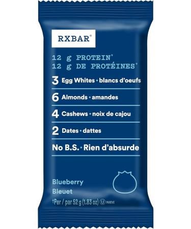 RXBAR Peanut Butter Chocolate Protein Bars 12 x 52 g & RXBAR Protein Bar Blueberry 12x52g (Pack of 12) & RXBAR Protein Bar Chocolate Sea Salt 12x52g (Pack of 12) Bar+ Blueberry+ Bar Chocolate Sea Salt - Buy Online on GoSupps.com
