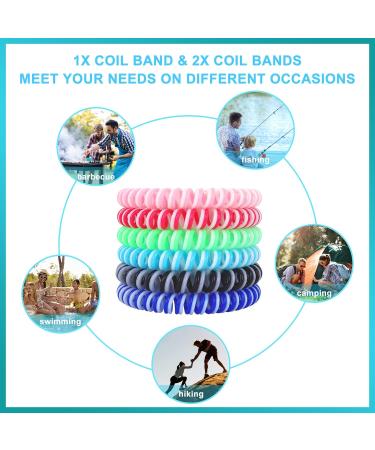 Yolev 12Pack Mosquito Repellent Bracelet - Natural, Waterproof Bands for Adults and Kids | Insect Control Bracelets - 12 Count Pack - Buy Online on GoSupps.com