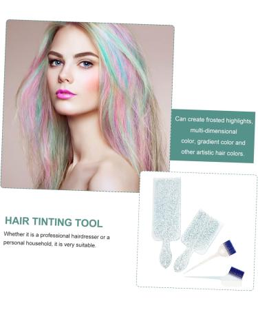 DOITOOL 1 Set hair dye DIY hair coloring paddle frosted Dyeing board tool Highlighting Kit paddle board balance applicator brush to color Hair dye Board Highlighter cosmetic 34.3X10.8X0.5CM Blue - Buy Online on GoSupps.com