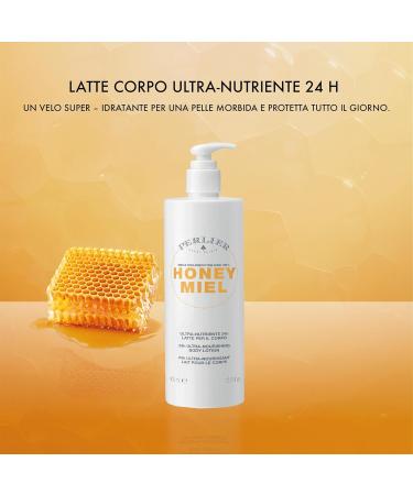 Perlier Honey Miel Ultra-Nourishing Body Lotion 400 ml - Italian Import Hydrating Skin Care | Shop Now - Buy Online on GoSupps.com
