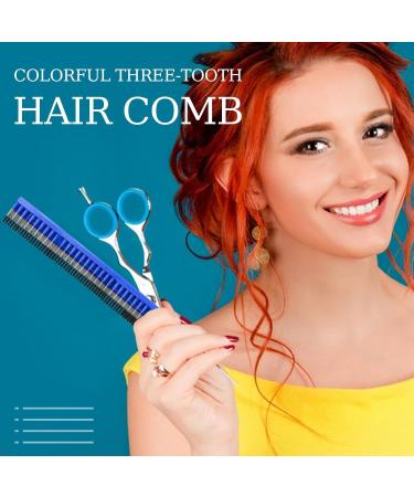 Curling Hair Comb- Curly Hair Styler Tool| Hair flufy Curling Roll Comb| Heatless Curling Wand Comb |Hair Curler Curling Make Up Brush Roller Tool For Home Salon Blue - Buy Online on GoSupps.com