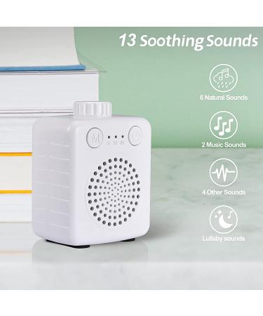 Fansbe White Noise Portable Sound Machine - Travel-Size Sleep Sound Machine with 20 Soothing Sounds - Buy Online on GoSupps.com