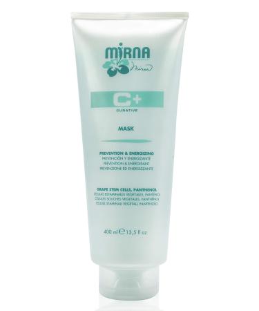 Mirna Professional Prevention & Energizing  Anti Thinning Mask / Deep conditioner For Weak Hair. Infused with Oligo-Elements  Herb extracts  Grape stem cells  No Sulphate  No Paraben  400ml/ 13.5oz