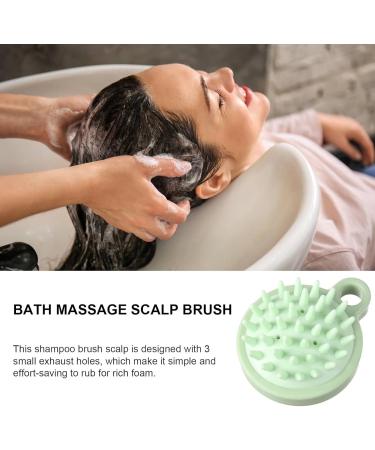 Shampoo Massage Brush | Wet & Dry Scalp Washer | Silicone Bristle Head Massager | Relaxation & Stress Relief | Shower Accessories for Men - Buy Online on GoSupps.com