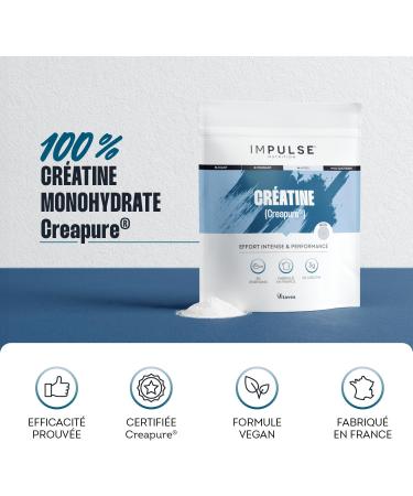 Cr atine Monohydrate Creapure 3 g Ultra Pure - Force Endurance & R cup ration - Compl ment Alimentaire Performance & nergie - Creatine Monohydrate - 102 g - Fabriqu en France - Buy Online on GoSupps.com