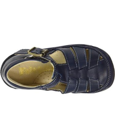 Falcotto Laguna VL Closed-Toe Leather Sandals - Navy Blue (Size 7 UK) - Buy Online on GoSupps.com