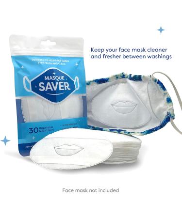 Masque Saver Disposable Face Mask Liners - Keep Your Mask Clean and Fresh - Buy Online on GoSupps.com