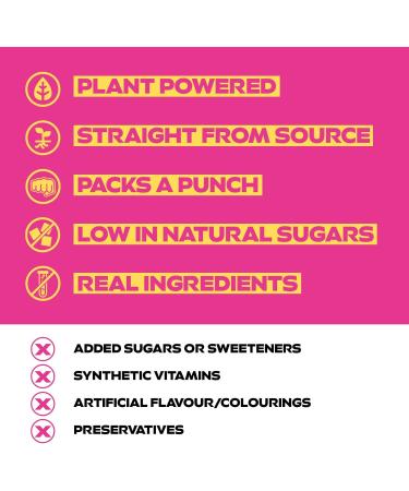MOJU Prebiotic Tropical Shots - 4x420ml Dosing Bottles for Gut Health | Dairy-Free, Vegan, No Added Sugars - Buy Online on GoSupps.com