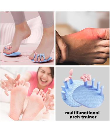 Foot Arch Trainer - Toe Arch Trainer Separator Leg Exerciser 1 Pair Arch Support Toe Correction Device for Toe Valgus Women & Men Foot Arch & Toe Problems Pochy - Buy Online on GoSupps.com