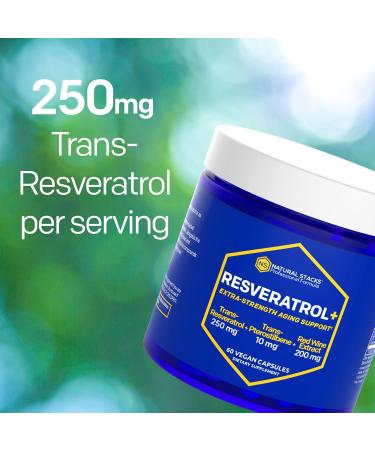 NATURAL STACKS NeuroFuel & Resveratrol+ Supplement Bundle - Supports Focus Memory & Healthy Brain Aging* - 135 Capsules - Buy Online on GoSupps.com