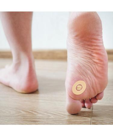 Beavorty 45Pcs Callus Cushions Self Adhesive Callus Cushions Round Foam Padding Oval Shaped Cushion Corn Pads Toe and Foot Protectors for Men Women size 2 - Buy Online on GoSupps.com