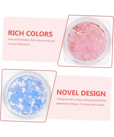 minkissy 6 Boxes Nail Art Accessories Nail DIY Charms Manicure Nail Rhinestones Flower Girl Jewelry Girl Nail DIY Adornment Beautiful Nail Art DIY Adornment Pretty Steel Ball 3D Resin - Buy Online on GoSupps.com