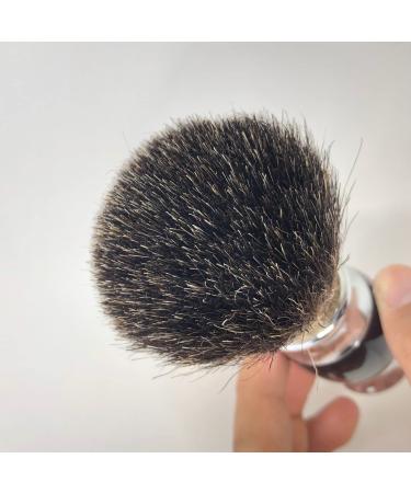 Buy CSB Shaving Set for Men | Badger Hair Brush & Double Edge Safety Razor - Zinc Alloy Head + 10 Blades (Black) - International Shipping Available - Buy Online on GoSupps.com