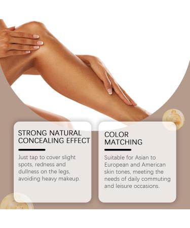  NicVey Full-coverage leg makeup cream waterproof full-coverage concealer for the body corrector for bruises scars and veins coverage of - Buy Online on GoSupps.com