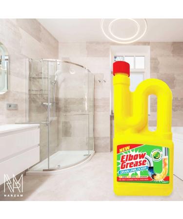 2 x 750 ml Elbow Drain Sink Unblocker with Cloth | Use for Toilet Cleaning Sink Unblocking Heavy Duty Household Cleaning (PK 3)) - Buy Online on GoSupps.com