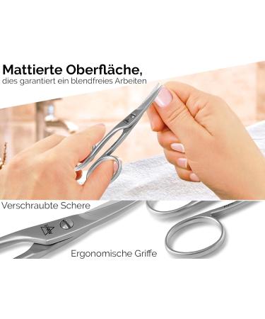 Professional Left-Handed Nail Scissors | Stainless Steel Toenail & Cuticle Clipper - Extra Sharp Design - Buy Online on GoSupps.com