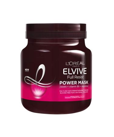 Elvive Haircare L'Oreal Paris Elvive Full Resist Fragile Hair Powerful Fortifying Mask with Biotin 680 ml