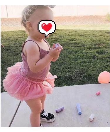 PythJooh Baby Girl Tutu Bloomers Set | Ruffle Pettiskirt with Nappy Cover | Photo Props | Pink | 0-2 Years - Buy Online on GoSupps.com
