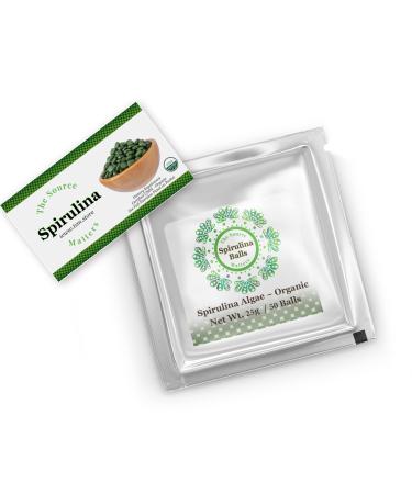 THE SOURCE MATTERS Spirulina Sample Pack 50 Organic Microalgae Tablets Nutrient-Rich Superfood from Andes Spirulina Algae Capsules for Energy Immunity & Vitality 15-Day Herbal Supplement