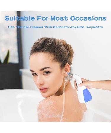 TopQuaFocus Electric Earwax Removal Kit - 2 Pressure Modes for Safe Ear Cleaning | Ear Washer Tool for Kids & Adults - Blue - Buy Online on GoSupps.com