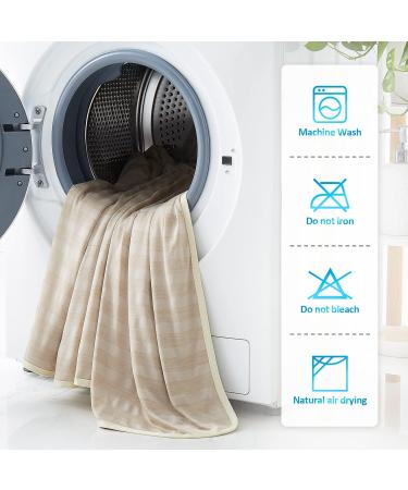 Guohaoi Cooling Blanket (90 x 90 Queen Size) | Oeko-Tex Certified | Breathable & Hypoallergenic | All-Season Comfort | Beige - Buy Online on GoSupps.com