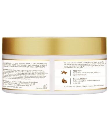 Shop African Pride Moisture Miracle Edge & Hair Styling Wax - Maximum Hold with Aloe & Coconut for Nourished Hair - 6 oz - Buy Online on GoSupps.com