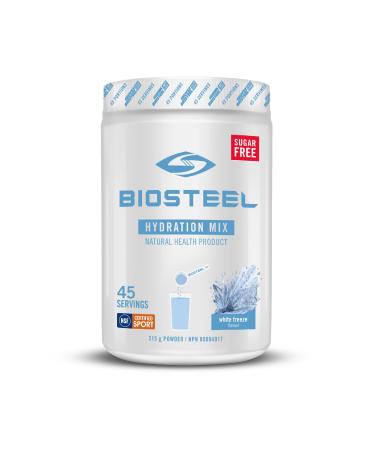BioSteel Hydration Mix, Sugar-Free with Essential Electrolytes, White Freeze, 45 Servings White Freeze 45 Servings (Pack of 1)